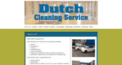 Desktop Screenshot of dutchcleaningservice.nl